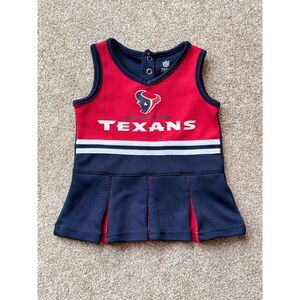 NFL Houston Texans Baby Cheerleader Dress 6-9M Team Apparel Game Day Football